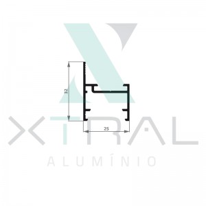 XTL-435 - (XS-088) - PESO LINEAR: 0,292kg/m