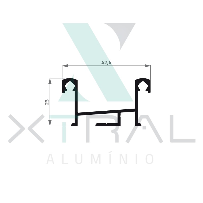 XTL-438 - (XS-272) - PESO LINEAR: 0,452kg/m
