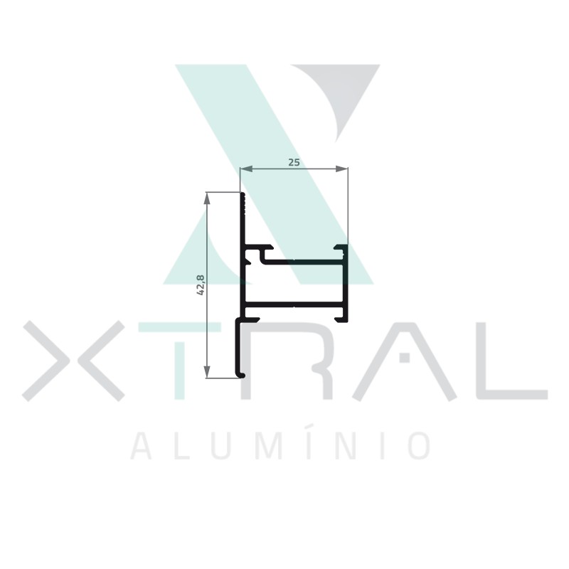 XTL-441 - (XS-081) - PESO LINEAR: 0,396kg/m