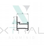 XTL-443 - (XS-080) - PESO LINEAR: 0,355kg/m