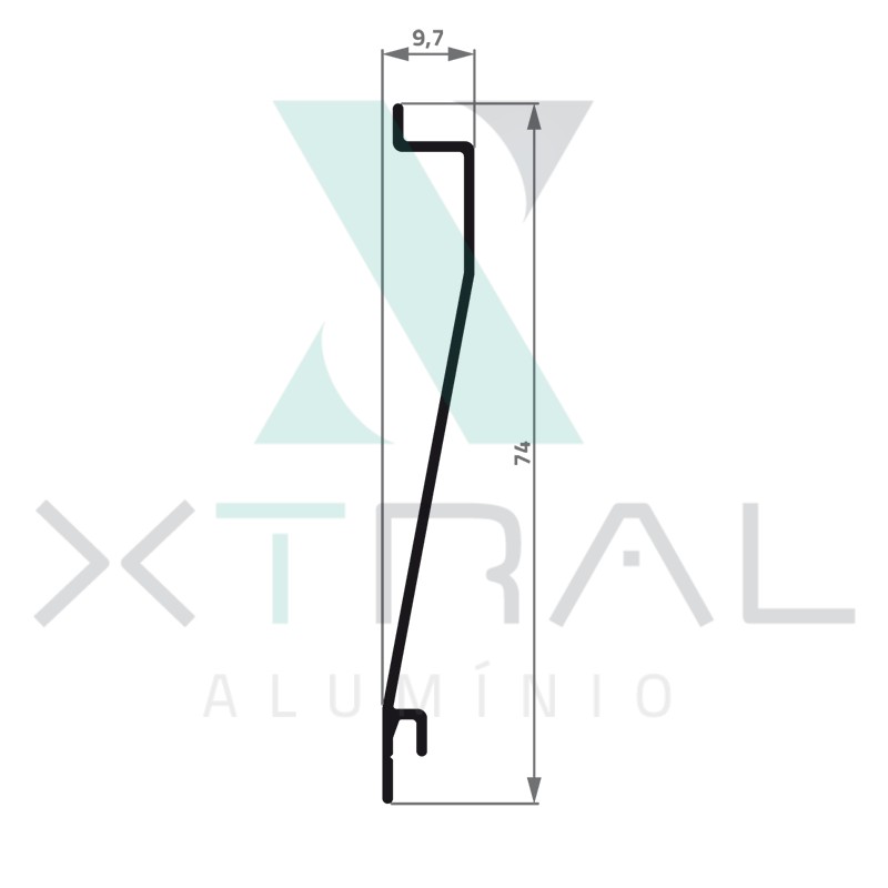 XTL-448 - (VZ-024) - PESO LINEAR: 0,267kg/m