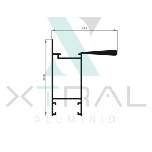 XTL-452 - (XS-280) - PESO LINEAR: 0,915kg/m