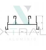 XTL-460 - (PV-001) - PESO LINEAR: 0,752kg/m