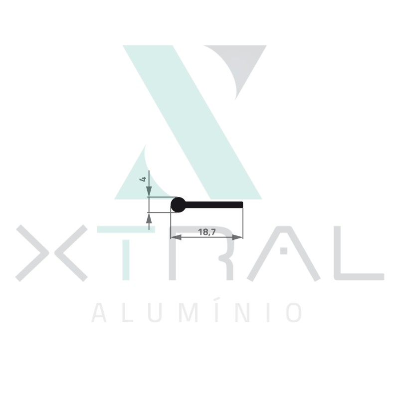 XTL-466 - (2910) - PESO LINEAR: 0,102kg/m