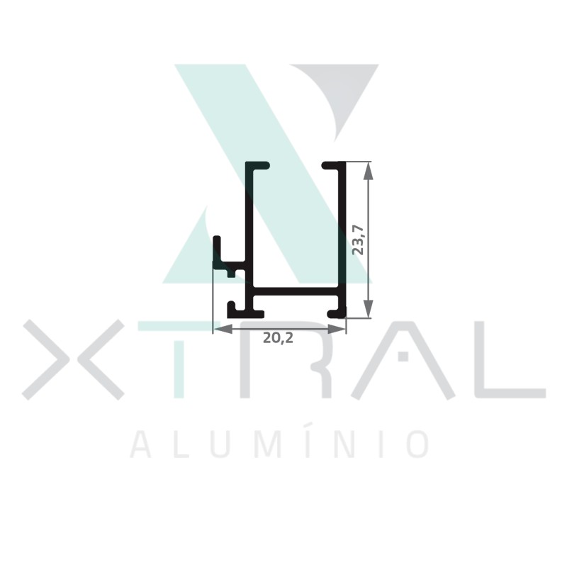 XTL-487 - (2320) - PESO LINEAR: 0,269kg/m