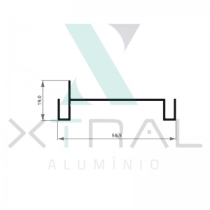 XTL-496 - (XTL-101) - PESO LINEAR: 0,275kg/m