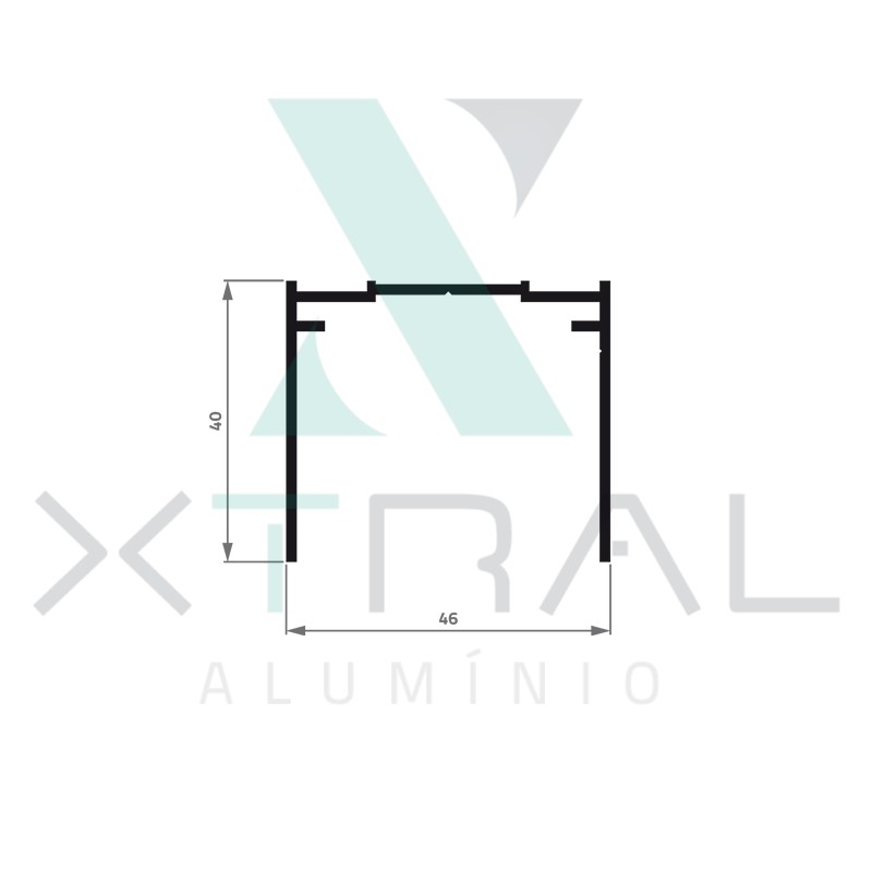 XTL-509 - (GUIA 43) - PESO LINEAR: 0,541kg/m