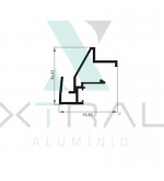 XTL-511 - (QUADRO DE VI) - PESO LINEAR: 0,472kg/m