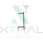 XTL-512 - (TAMPA DE ROD) - PESO LINEAR: 0,338kg/m