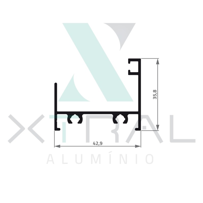 XTL-514 - (STL-1347) - PESO LINEAR: 0,509kg/m