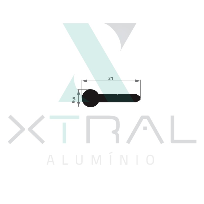 XTL-524 - (XTL-105) - PESO LINEAR: 0,43kg/m