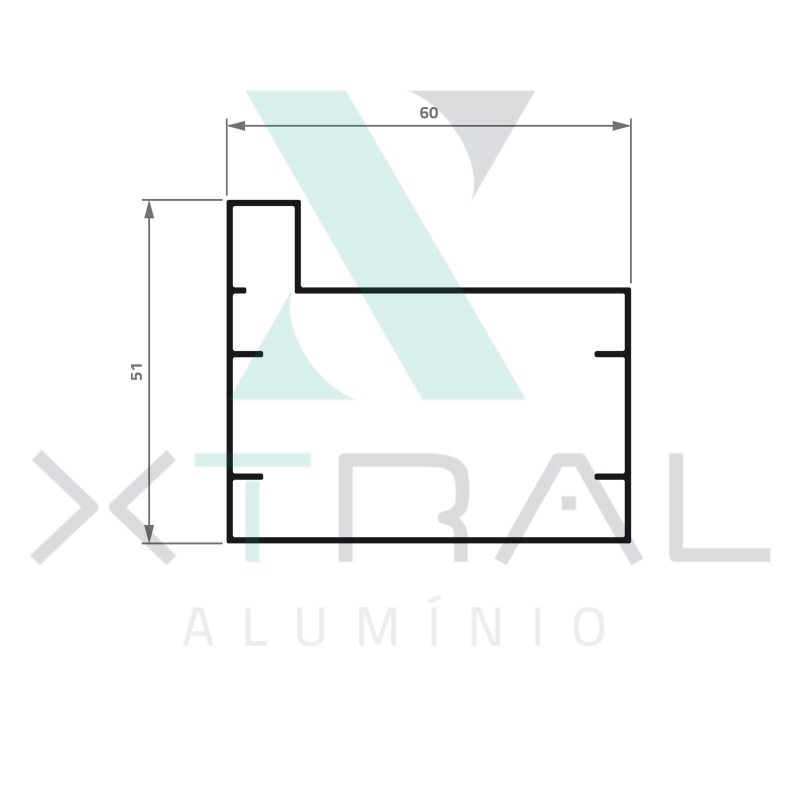 XTL-526 - (78947) - PESO LINEAR: 0,613kg/m