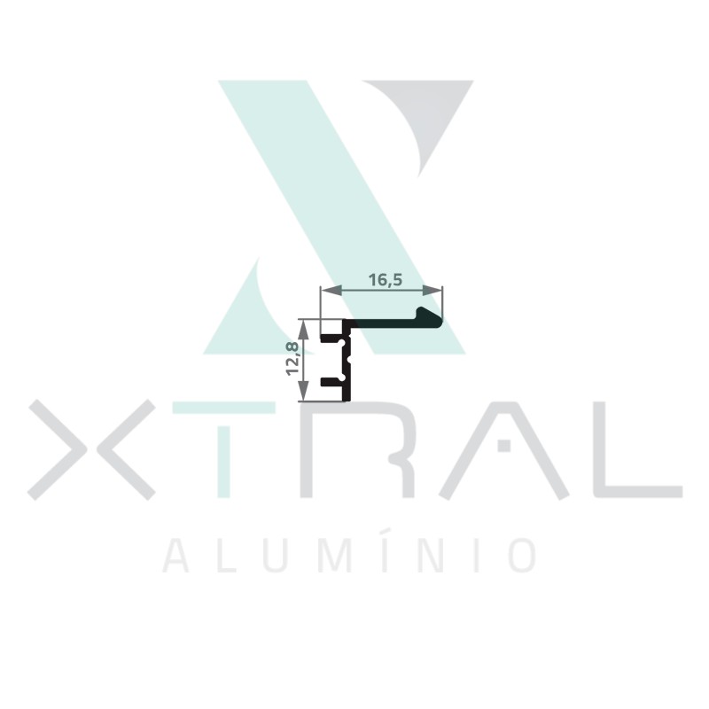 XTL-543 - (ENGATE/01) - PESO LINEAR: 0,108kg/m