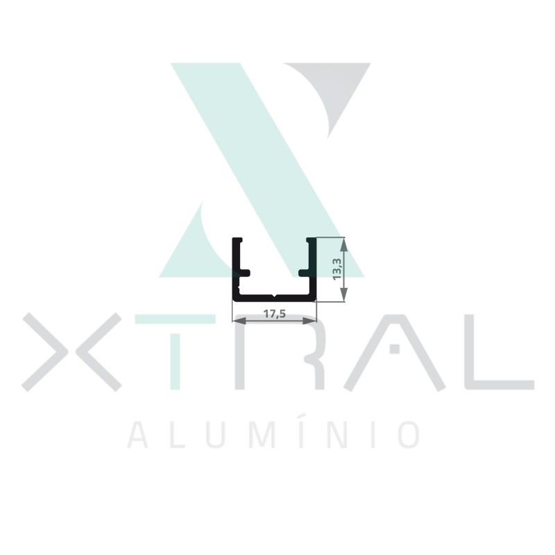 XTL-549 - (ALK-006) - PESO LINEAR: 0,192kg/m
