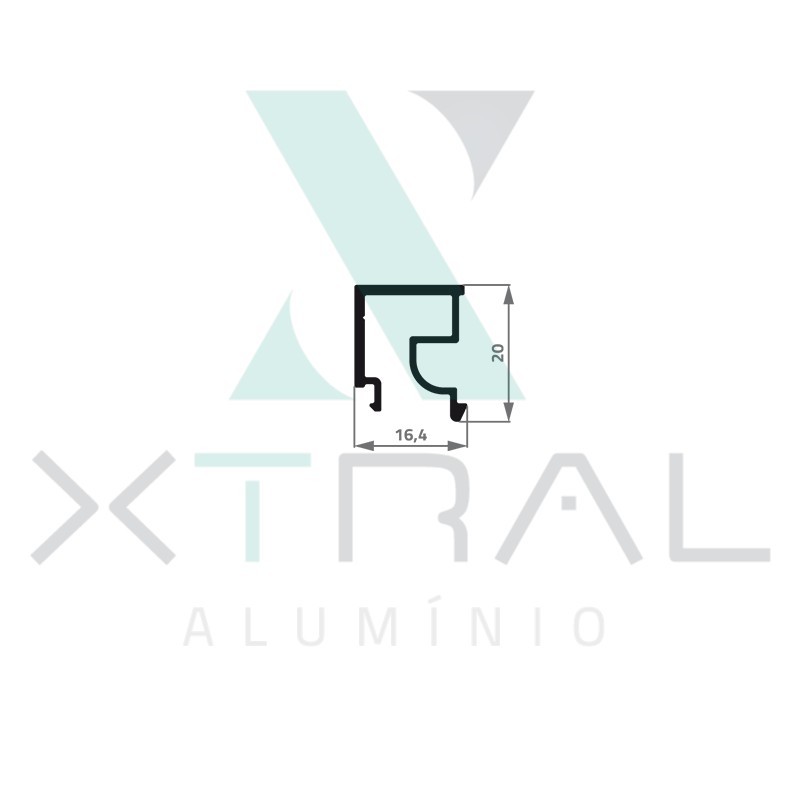 XTL-552 - (ALK-010) - PESO LINEAR: 0,222kg/m