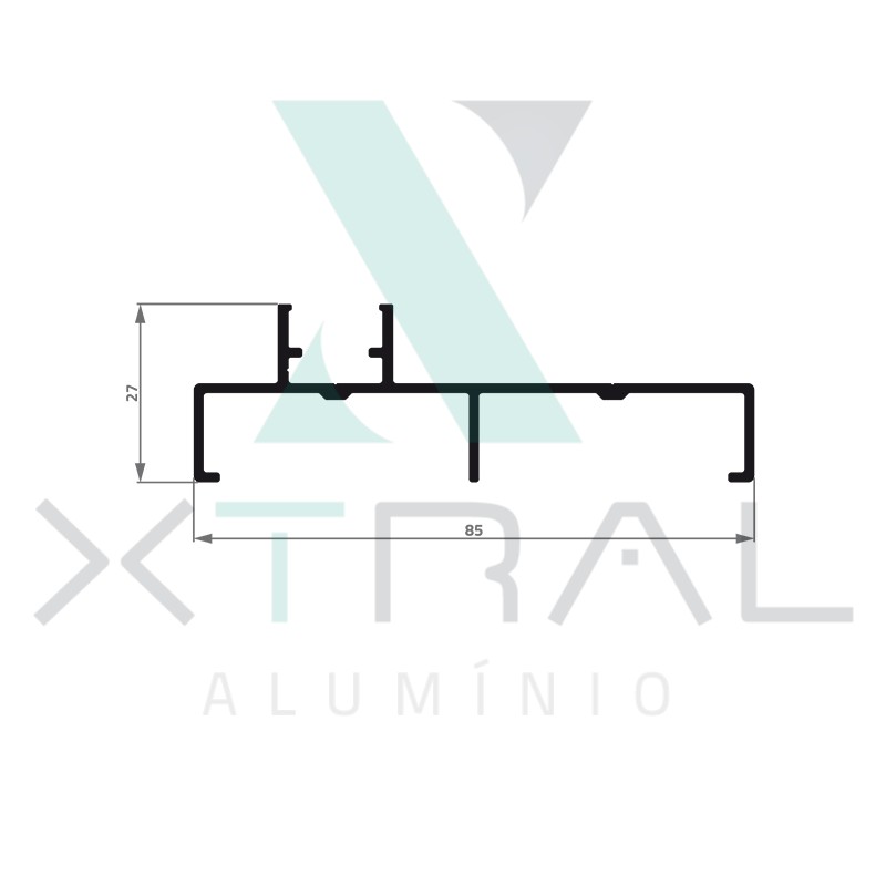 XTL-554 - (ALK-016) - PESO LINEAR: 0,676kg/m