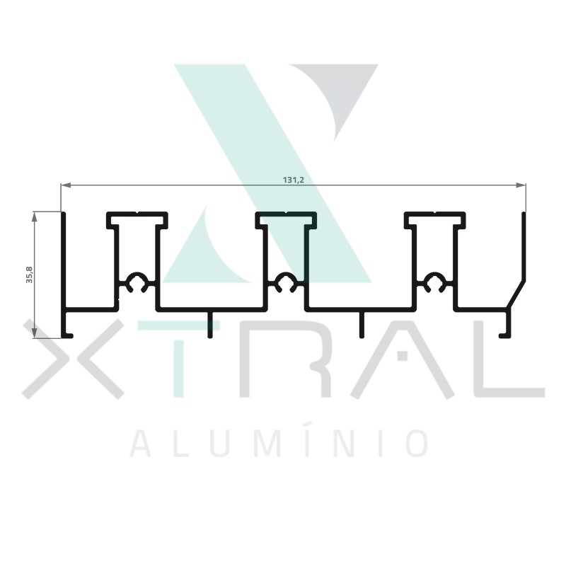 XTL-559 - (ALK-012) - PESO LINEAR: 1,7kg/m