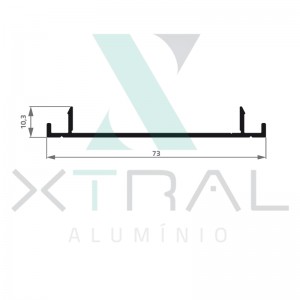 XTL-576 - (DS-012) - PESO LINEAR: 0,389kg/m