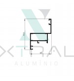 XTL-579 - (P-145) - PESO LINEAR: 0,419kg/m XTL-579 - (P-145) - PESO LINEAR: 0,419kg/m