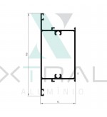 XTL-586 - (P-279) - PESO LINEAR: 1,332kg/m