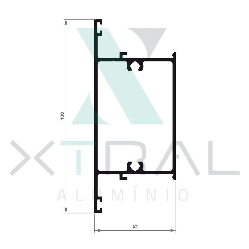 XTL-586 - (P-279) - PESO LINEAR: 1,332kg/m