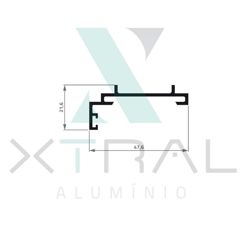 XTL-591 - (L-521) - PESO LINEAR: 0,37kg/m