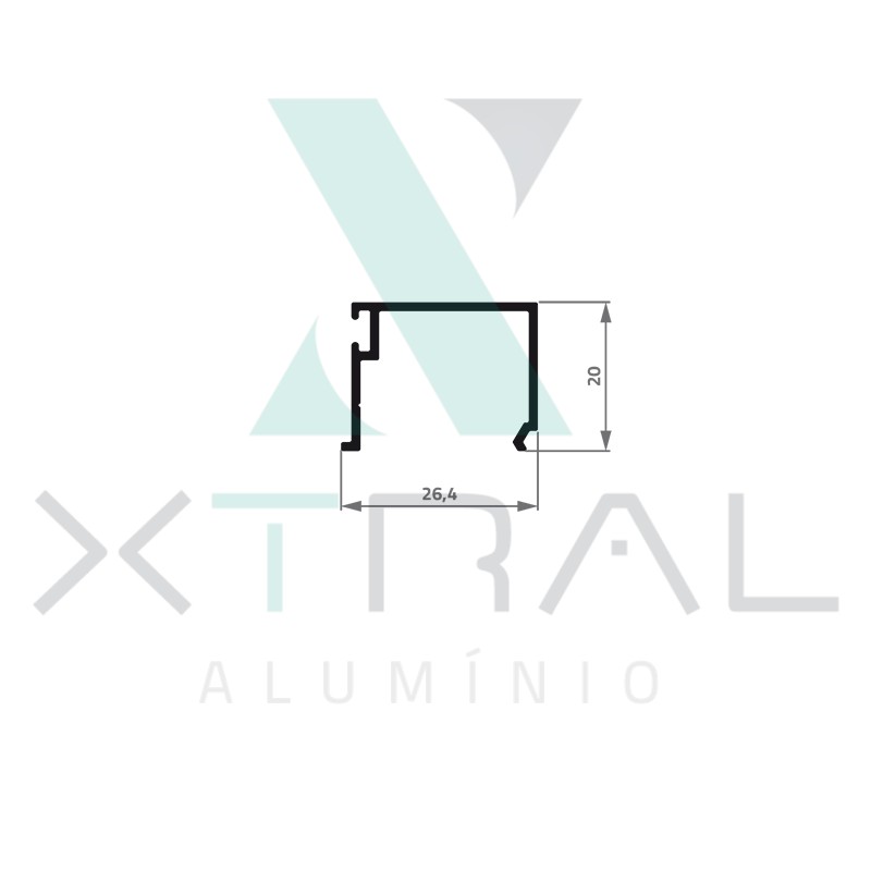 XTL-592 - (U-611) - PESO LINEAR: 0,226kg/m