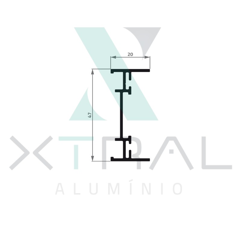 XTL-597 - (I-173) - PESO LINEAR: 0,438kg/m