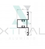 XTL-598 - (P-574) - PESO LINEAR: 0,638kg/m XTL-598 - (P-574) - PESO LINEAR: 0,638kg/m