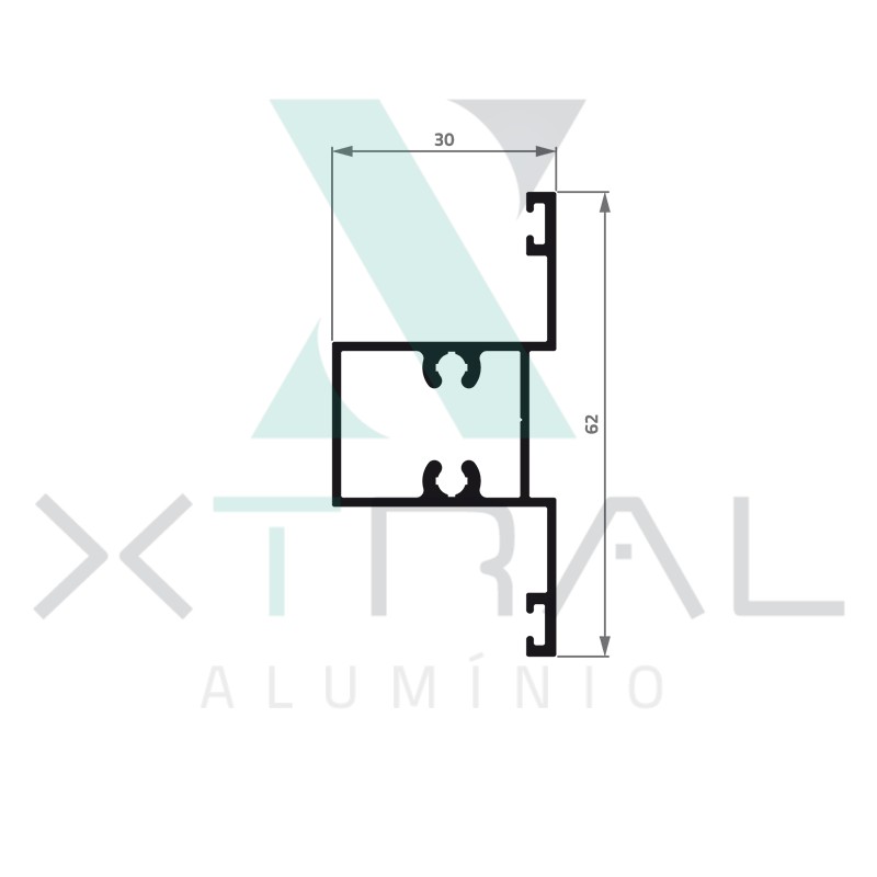 XTL-598 - (P-574) - PESO LINEAR: 0,638kg/m XTL-598 - (P-574) - PESO LINEAR: 0,638kg/m