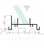 XTL-608 - (CX-004) - PESO LINEAR: 0,397kg/m