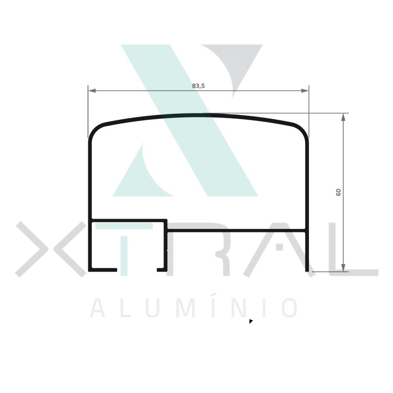 XTL-609 - (AM-07) - PESO LINEAR: 1,116kg/m