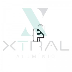 XTL-613 - (DS-004) - PESO LINEAR: 0,196kg/m