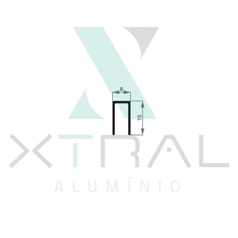 XTL-614 - (AL-644) - PESO LINEAR: 0,098kg/m