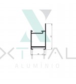 XTL-624 - (XS-120) - PESO LINEAR: 0,482kg/m