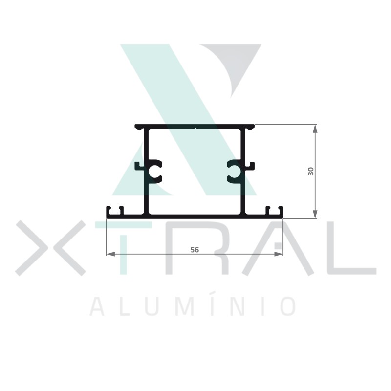 XTL-628 - (P-078) - PESO LINEAR: 0,728kg/m