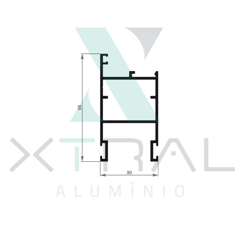 XTL-640 - (A-054) - PESO LINEAR: 0,708kg/m