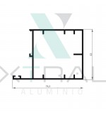 XTL-644   (42061) - PESO LINEAR: 1,103kg/m