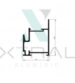 XTL-654 - (XG-019) - PESO LINEAR: 1,079kg/m