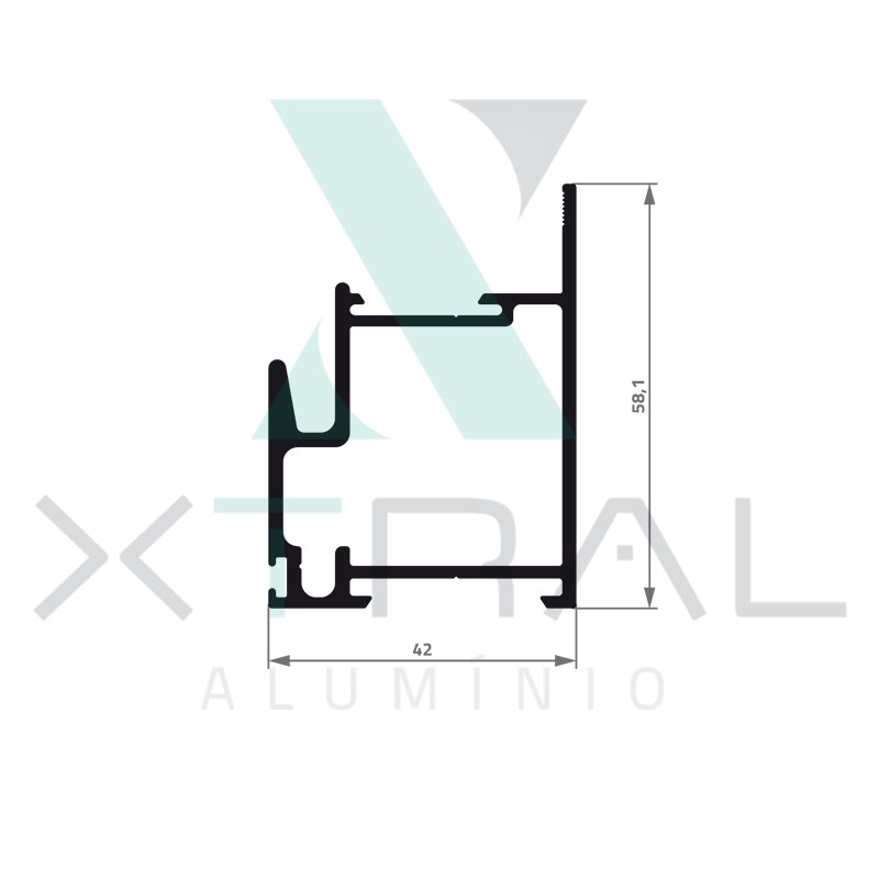 XTL-654 - (XG-019) - PESO LINEAR: 1,079kg/m