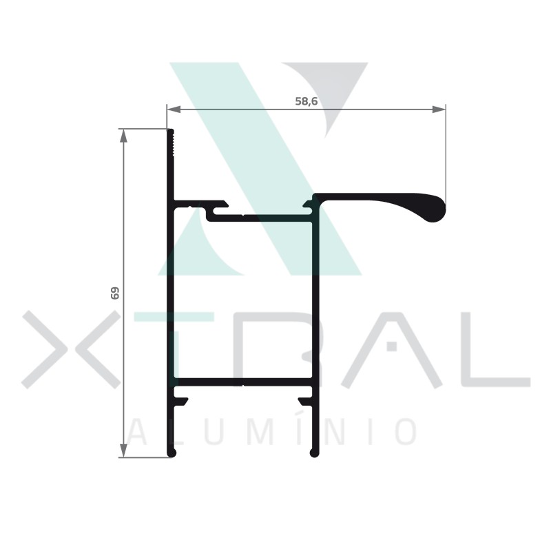 XTL-656 - (XG-017) - PESO LINEAR: 1,009kg/m