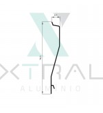 XTL-674 - (VZ-014) - PESO LINEAR: 0,222kg/m