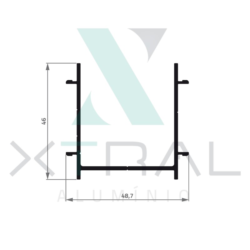 XTL-675 - (CEG-223) - PESO LINEAR: 0,592kg/m
