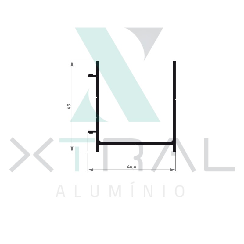 XTL-680 - (CEG-235) - PESO LINEAR: 0,563kg/m