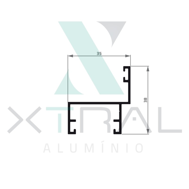 XTL-683 - (Y-140) - PESO LINEAR: 0,393kg/m