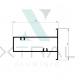 XTL-686 - (P-274) - PESO LINEAR: 0,954kg/m XTL-686 - (P-274) - PESO LINEAR: 0,954kg/m
