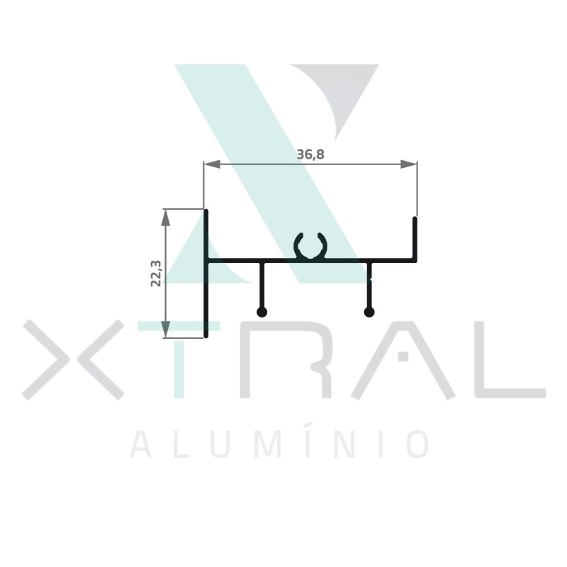 XTL-694 - (72753) - PESO LINEAR: 0,222kg/m