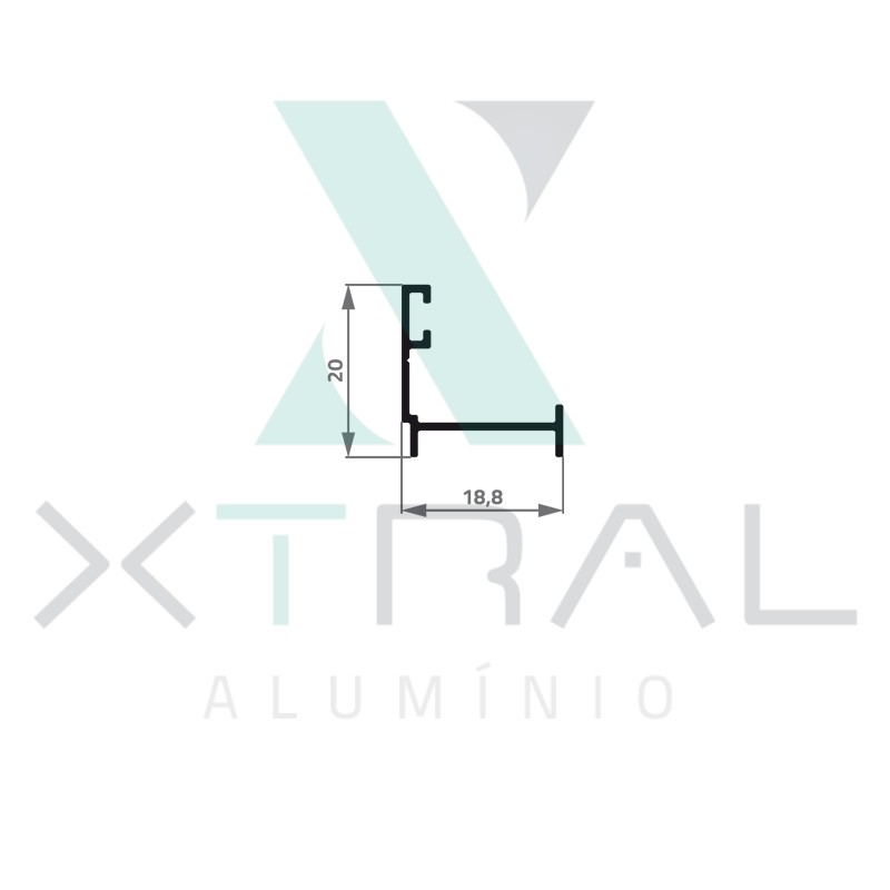 XTL-701 - (DES-003) - PESO LINEAR: 0,123kg/m