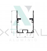 XTL-705 - (RM 1) - PESO LINEAR: 0,817kg/m