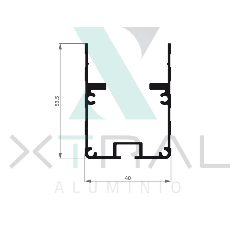 XTL-705 - (RM 1) - PESO LINEAR: 0,817kg/m